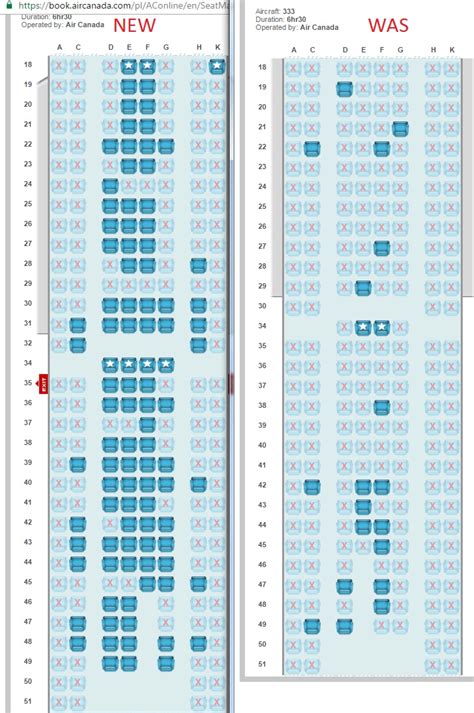 Airbus A330 300 Air Canada Seating Chart Chart Walls