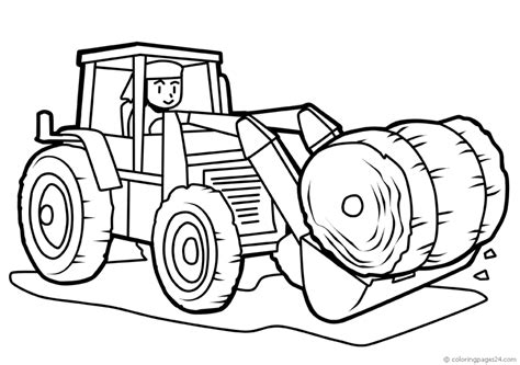 Traktory 6 Kolorowanki 123