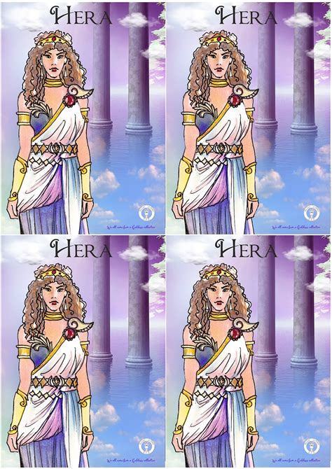 Hera Print Greek Greek Goddess Of Marriage A A Files Ready Etsy