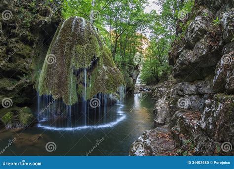 Bigar Cascade Falls In Nera Beusnita Gorges National Park Romania