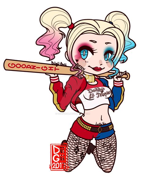 Miss Harley Chibi By Diigii Doll On Deviantart
