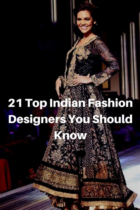 21 Indian Fashion Designers