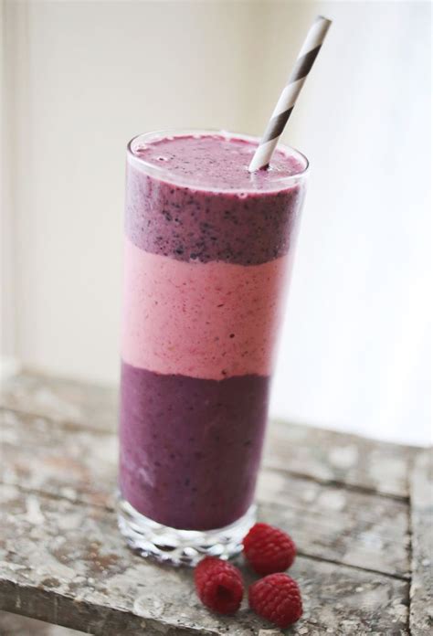 Triple Berry Smoothie A Beautiful Mess