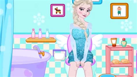 Elsa Toilet Decoration Online Game Youtube