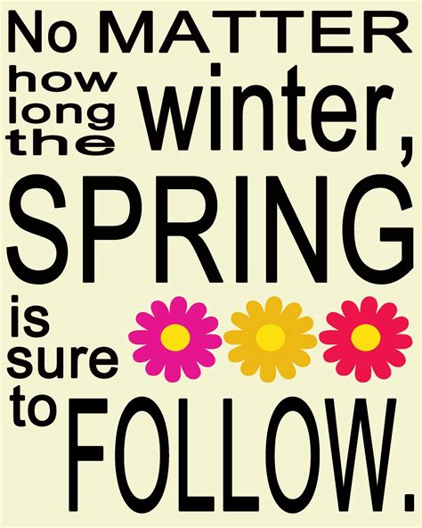 Spring When Will It Be Quotes Quotesgram