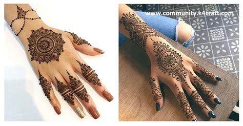 One of the top most mehndi design for world wide mehandi designs lovers. Round Mehandi Design Patch - Innovative Arabic Mehndi ...