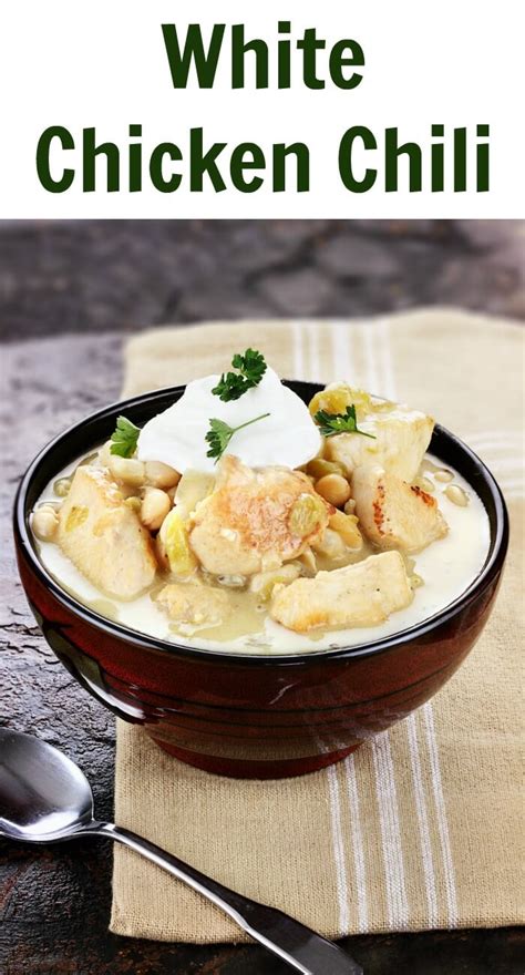 Remove chicken to a plate and shred. White Chicken Chili