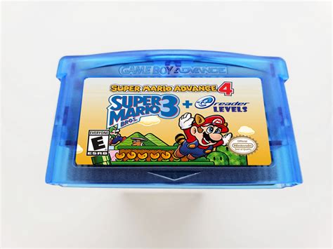 Super Mario Advance 4 Bros 3 Bonus 38 Ecard Levels Gameboy Advance Gba