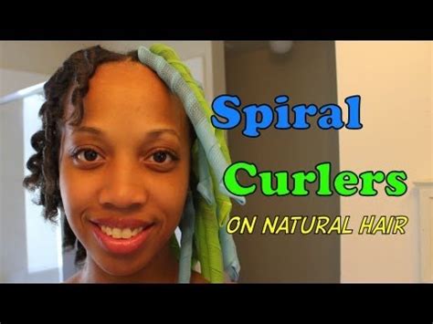 Take one section and spray it with water or a. Spiral Curlers "Curlformers" - YouTube