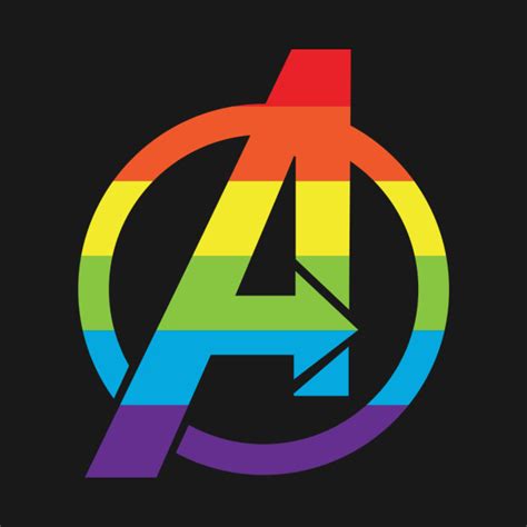 Avengers Gay Pride Logo Avengers T Shirt Teepublic