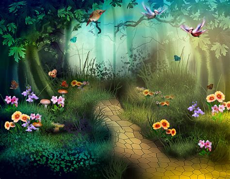 Enchanted Forest Backgrounds ·① Wallpapertag