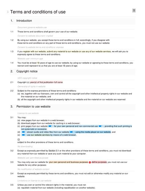 News Website Terms And Conditions Docular