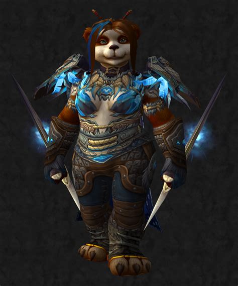 Female Pandaren Shaman Awaiting The Muse World Of Warcraft