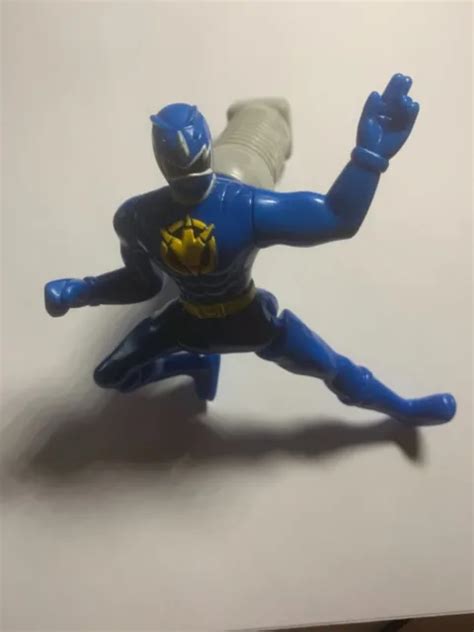 POWER RANGERS DINO Thunder Blue Ranger Kicking Action Toy McDonald S