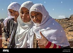 Khartoum, Sudan - Dec 19, 2015: Young Sudanese girls posing for a ...