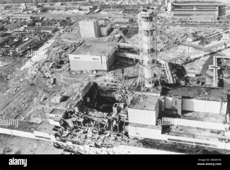 Chernobyl Power Plant Aerial Black And White Stock Photos And Images Alamy