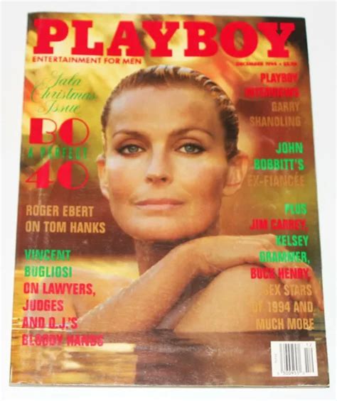 Playboy Magazine Dec Elisa Bridges Cf Bo Derek Christmas Sex Stars Picclick