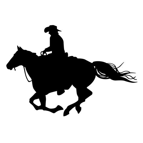 riding a horse silhouette - Download Free Vectors, Clipart Graphics ...