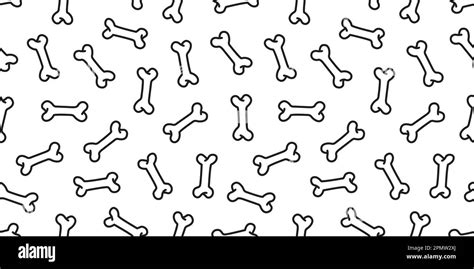 Dog Bone Seamless Pattern Vector Puppy Isolated Illustration Wallpaper