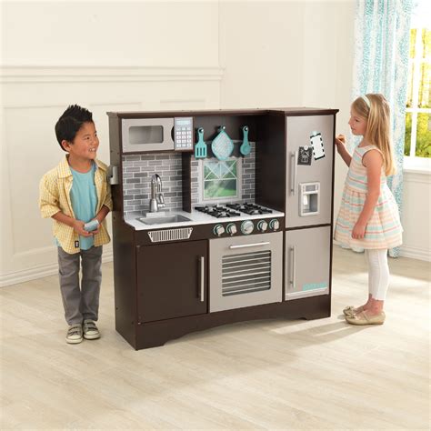 Kidkraft Culinary Play Kitchen With 4 Piece Accessory Play Set