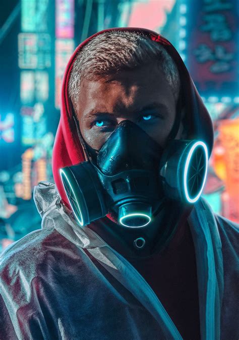 Neon Gas Mask Wallpapers Top Free Neon Gas Mask