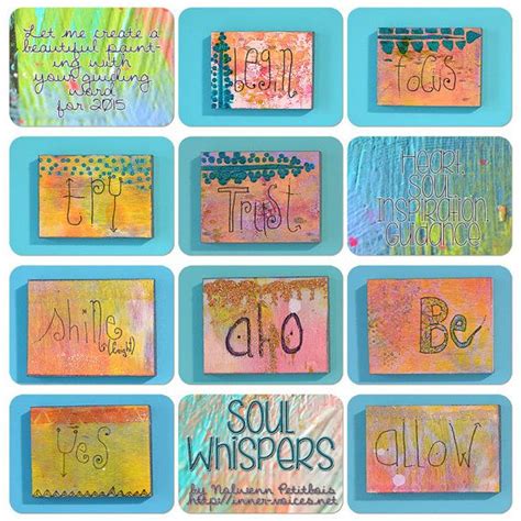 Soul Whispers Your Original Mixed Media Guiding Word Etsy Original