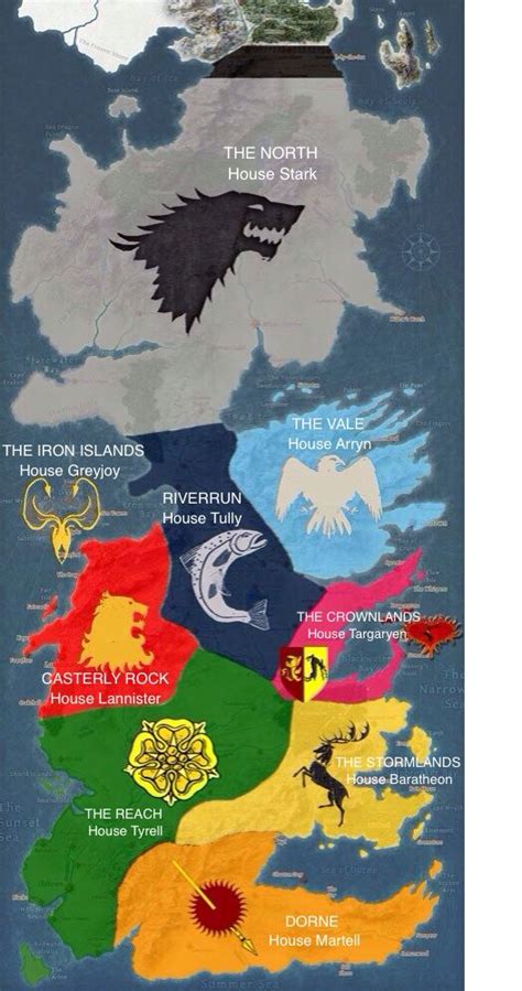 List Of Game Of Thrones Map Of 7 Kingdoms 2022 Info Game
