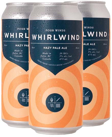 Four Winds Whirlwind Hazy Pale Ale 4 Cans Beer Parkside Liquor Beer