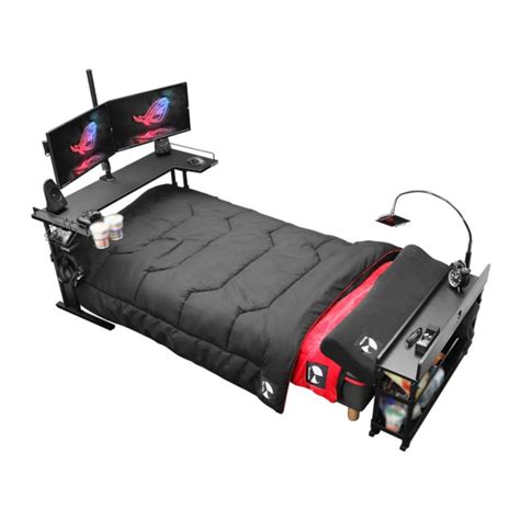 This Gaming Bed Doubles As A Home Office So You May Never Need To