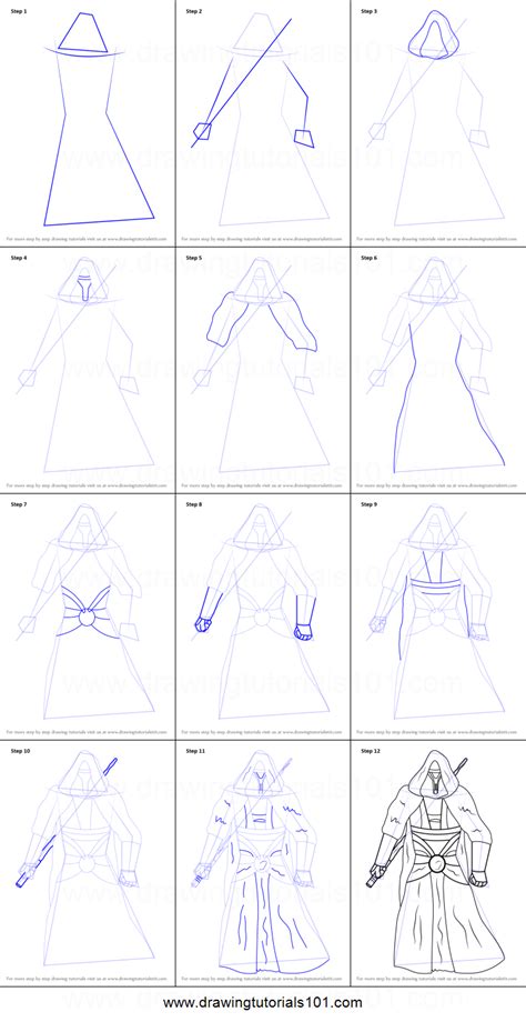 Kwamis plagg and tikki become humans! How to Draw Revan from Star Wars printable step by step ...