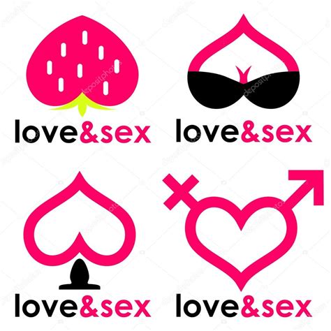 Seks Shop Logo Harten Collectie — Stockvector © Vadim Design 109991058