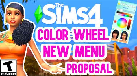 Color Wheel And New Menu Fan Render Sims 4 Youtube