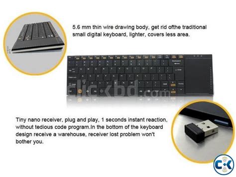 Nano Wireless Keyboard Clickbd
