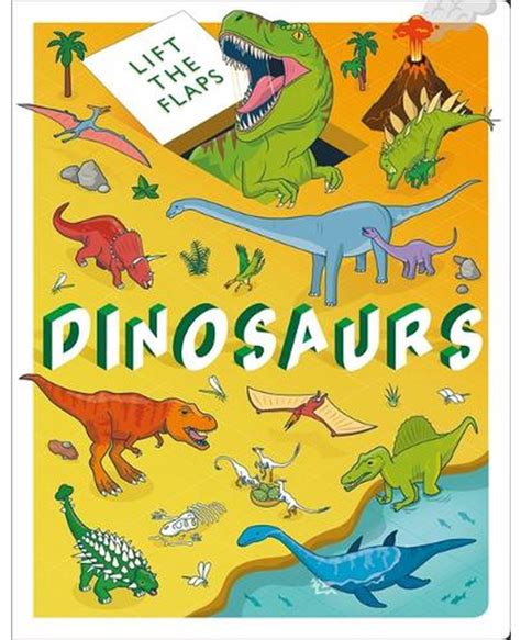 Lift The Flap Dinosaurs Children Books Educational Onehunga Books