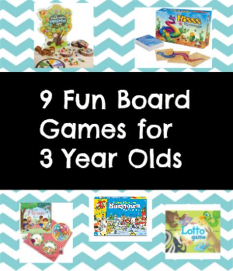 9 Fun Board Games For 3 Year Olds
