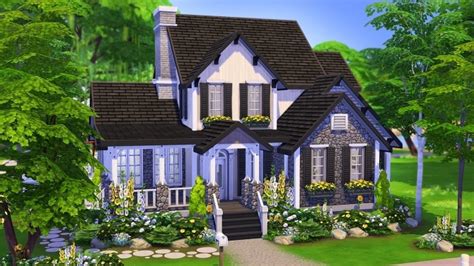 A Very Basic Suburban House At Aveline Sims The Sims 4 Catalog