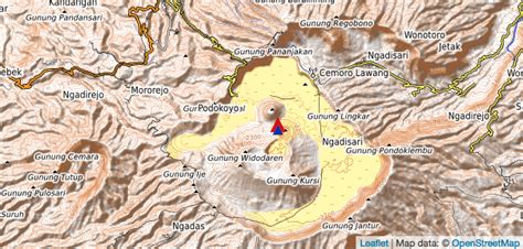 Mount Bromo Location Map