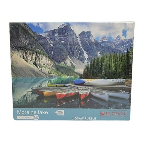 Bestdon Games Moraine Lake Jigsaw Puzzle 00 Pc Banff National Park