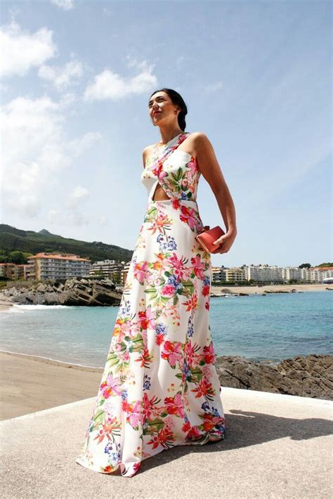 Floral Print Long Dress For Summer Vestidos De Playa Vestidos Vestidos De Playa Y Vestidos