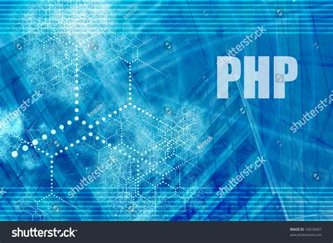 Php Open Source Development Language Abstract Background Stock Photo ...