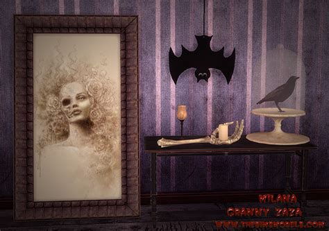 Sims 4 Ccs The Best Halloween Decor And Painting By