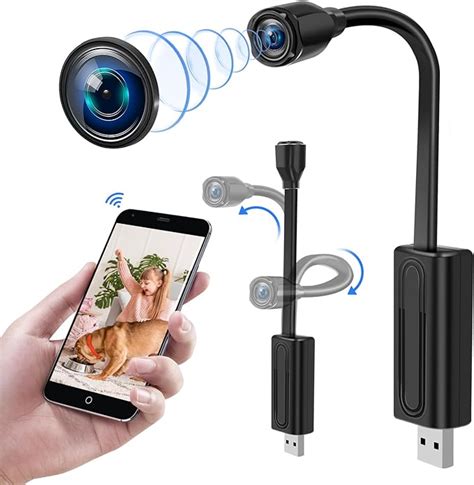 Cyi Mini Telecamera Wifi Interno Nascosta Microcamera Spia Invisibile Con Audio Hd P Mini