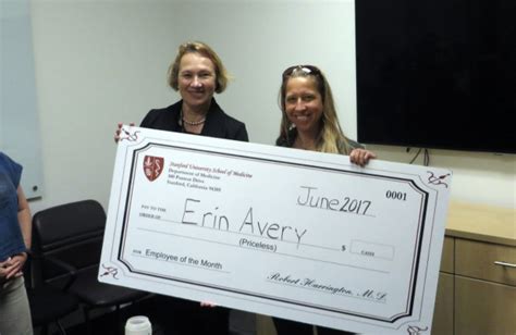 Erin Avery June 2017 Employee Of The Month Department Of Medicine