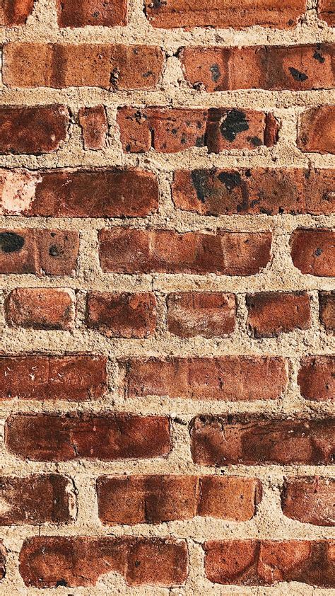 Download Wallpaper 1350x2400 Wall Brick Surface Texture