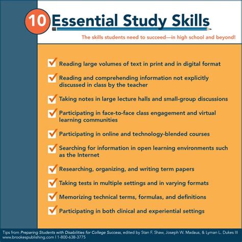 Ten Critical Study Skills Your Students Will Need To Succeed In High