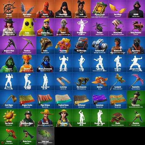 Fortnite Season 8 Leaked Skins And Cosmetics Pirate Skins And More