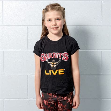 New Kids Crew T Shirt With Colour Logo Giants Live