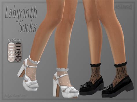 Sims 4 Mods Clothes Sims 4 Clothing Sims Mods Ruffled Socks Lace