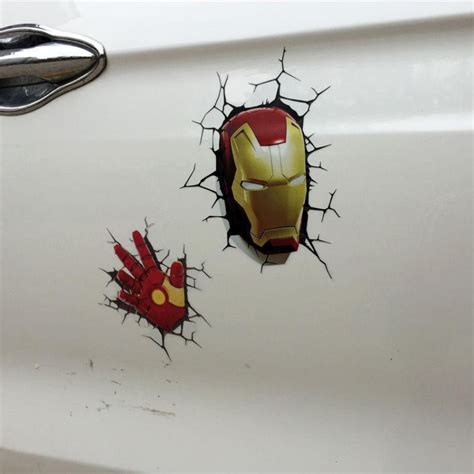Vinyl Sticker Iron Man Helmet Printability