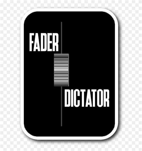 Fader Dictator Text Label Electronics HD PNG Download Stunning Free Transparent Png Clipart